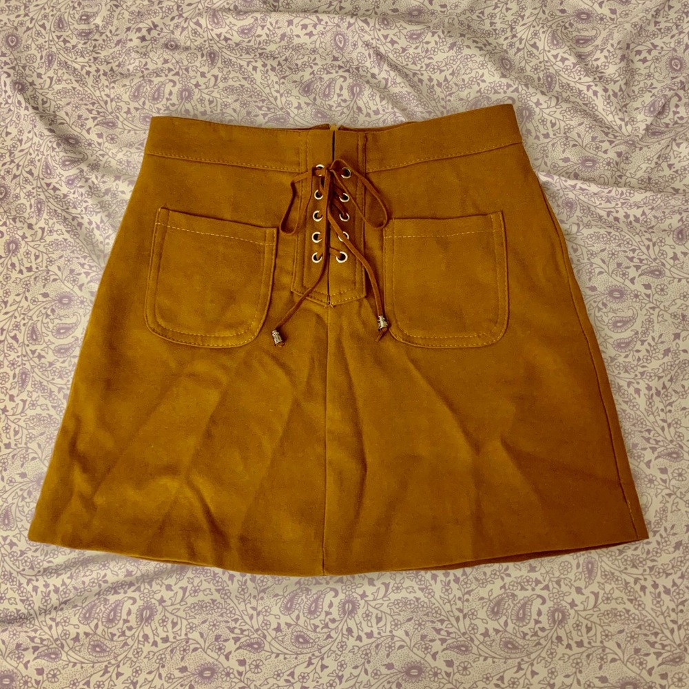 Khaki skirt